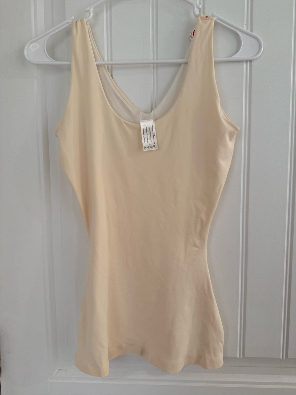 SPANX Cream Tank Shaping Top